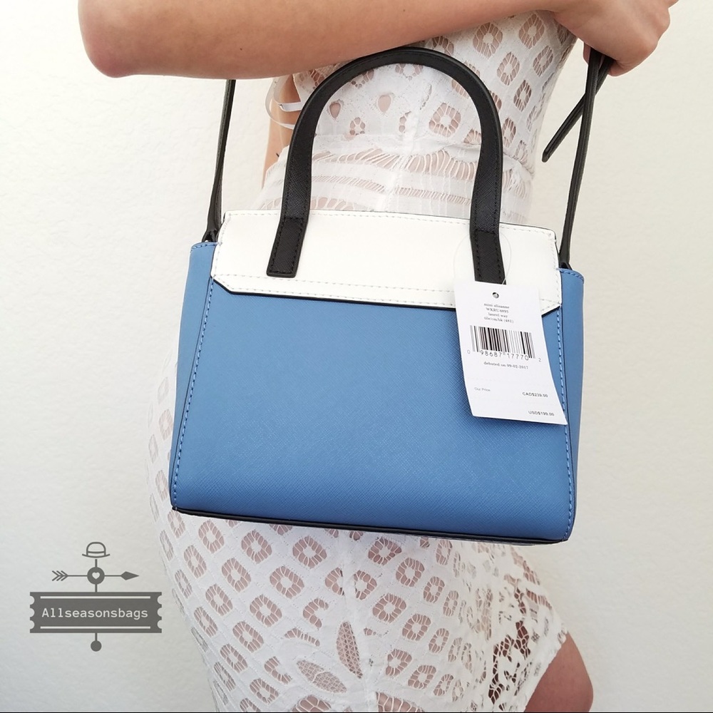 NWT Kate spade Mini Alissane crossbody blue bag - Picture 5 of 8